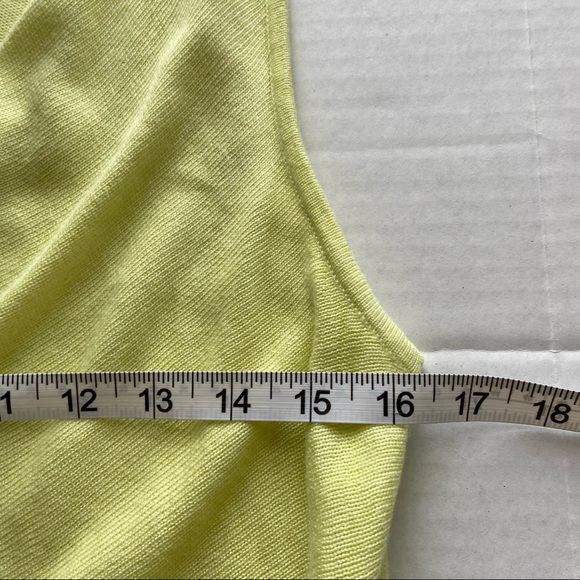 Chico’s Lemon Lime Sleeveless Cowl Neck Top - Picture 5 of 8